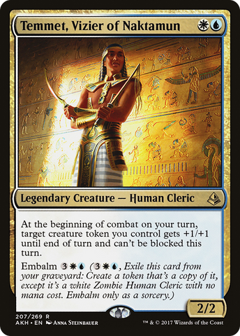 {R} Temmet, Vizier of Naktamun [Amonkhet][AKH 207]