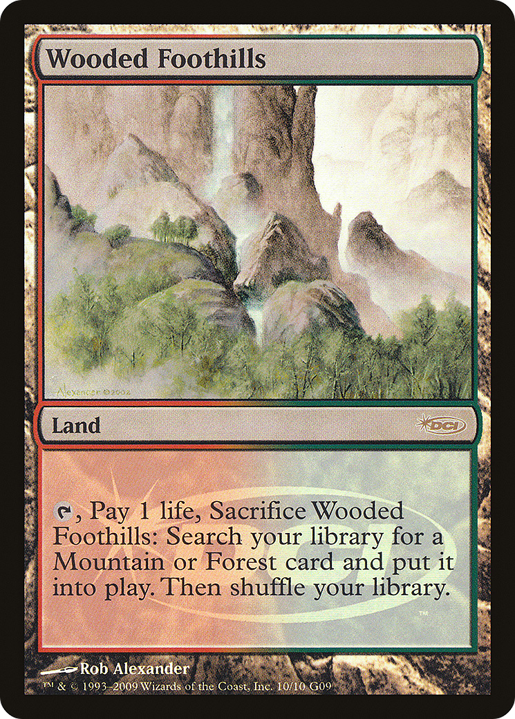 {R} Wooded Foothills [Judge Gift Cards 2009][PA J09 010] - Misty Mountain Games