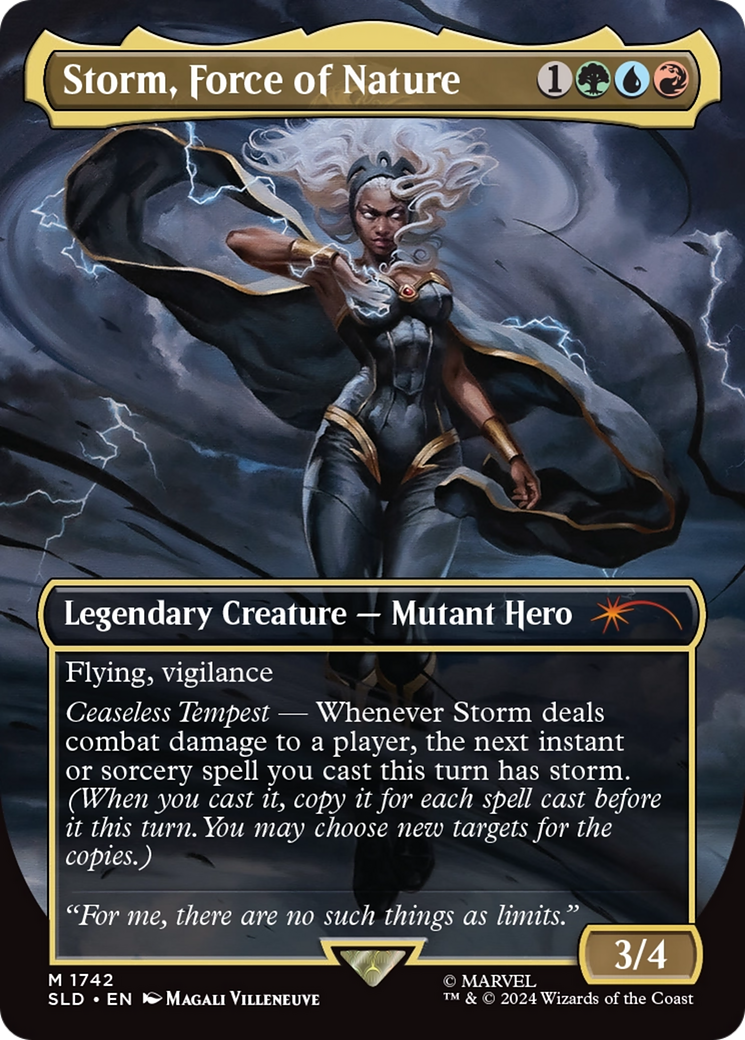 Storm, Force of Nature [SLD-1742]  (Borderless) Foil