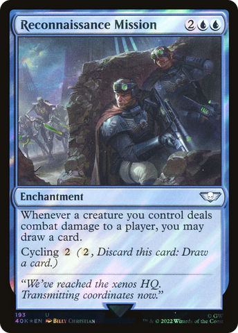 {C} Reconnaissance Mission (Surge Foil) [Universes Beyond: Warhammer 40,000][SF 40K 193]