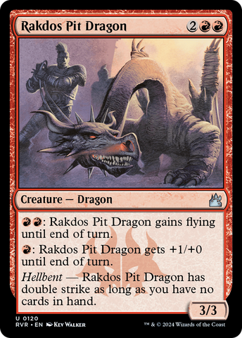{C} Rakdos Pit Dragon [Ravnica Remastered][RVR 120]