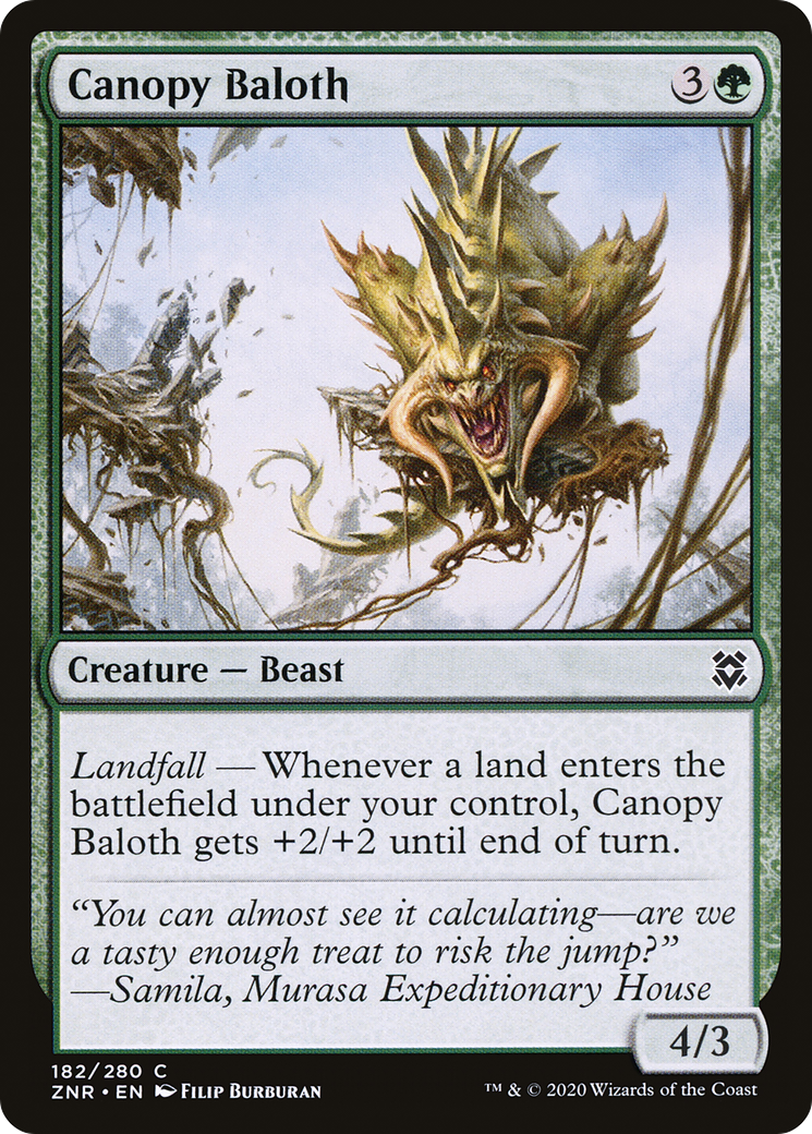 {C} Canopy Baloth [Zendikar Rising][ZNR 182]