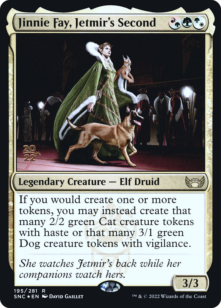 {R} Jinnie Fay, Jetmir's Second [Streets of New Capenna Prerelease Promos][PR SNC 195]