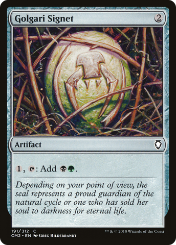 {C} Golgari Signet (191/312) [Commander Anthology Volume II][CM2 191]