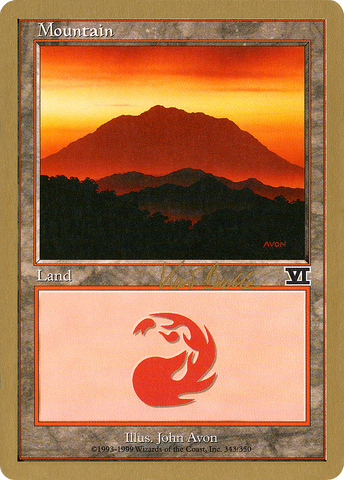 {B}[GB WC99 KB343] Mountain (kb343) (Kai Budde) [World Championship Decks 1999]