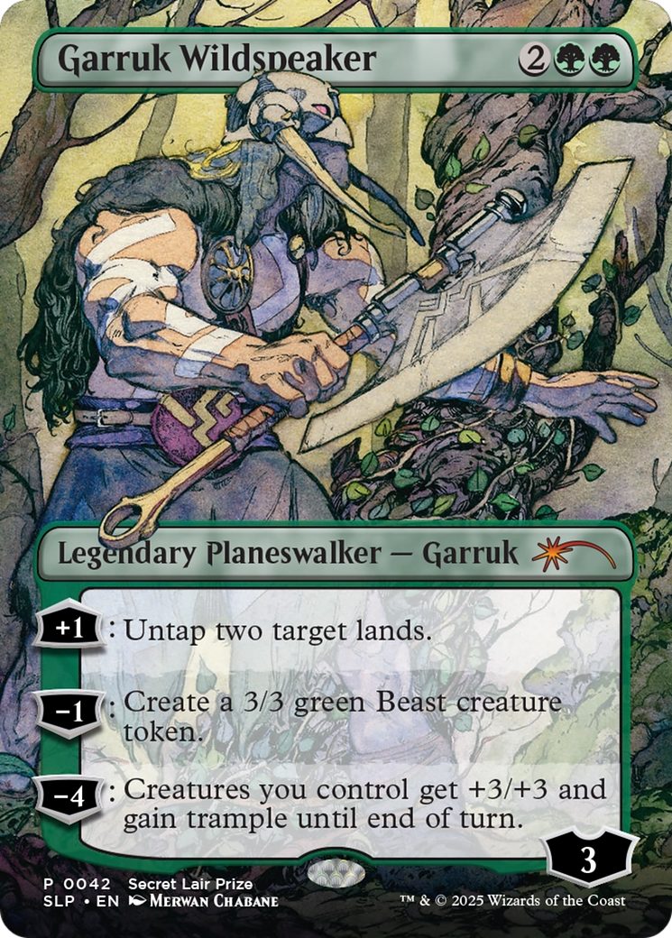 Garruk Wildspeaker [SLP-042]  (Borderless)