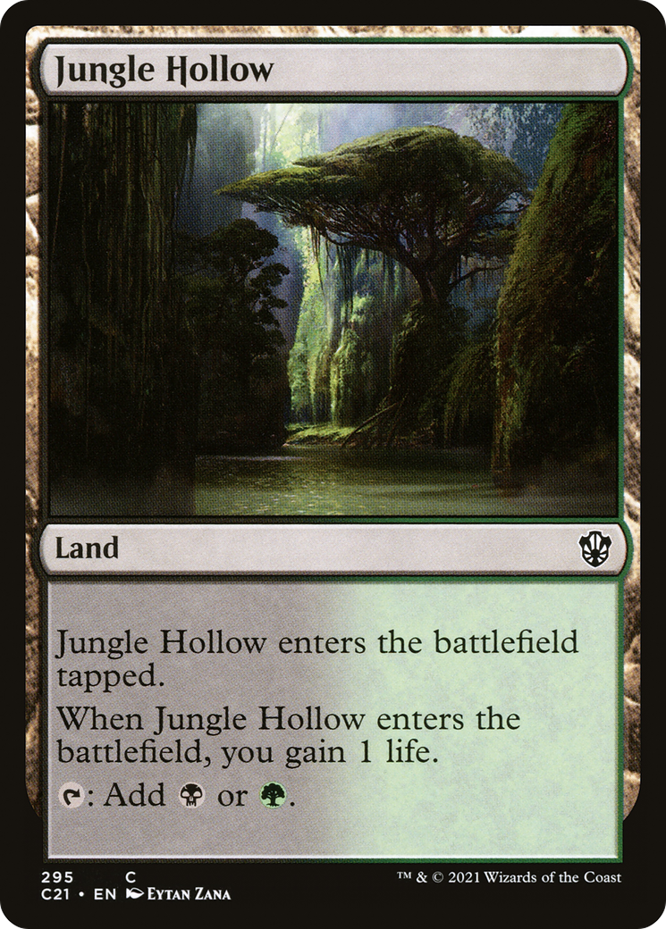 {C} Jungle Hollow [Commander 2021][C21 295]
