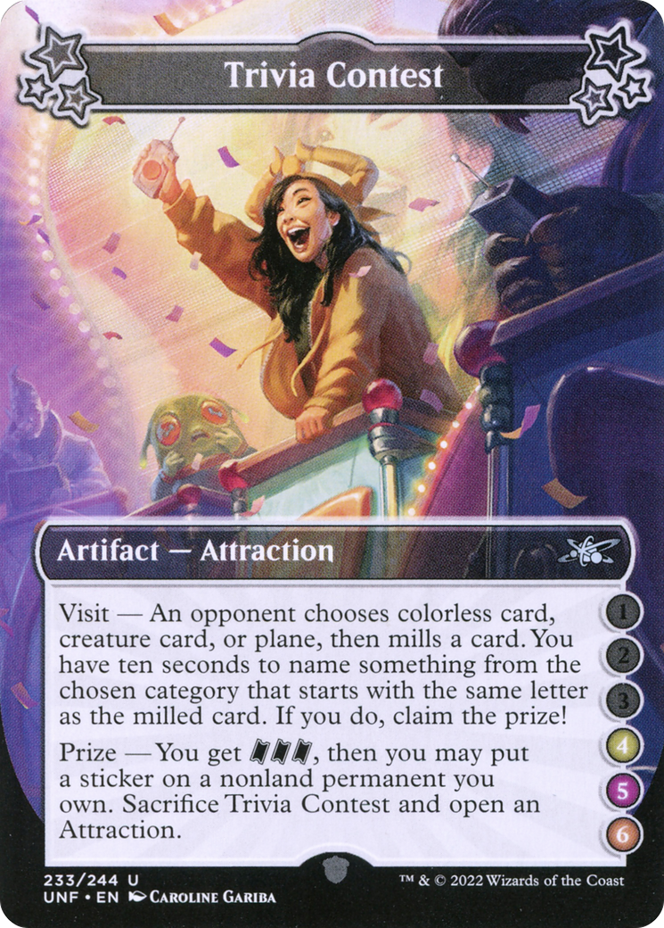 {C} Trivia Contest (4-5-6) [Unfinity][UNF 233]