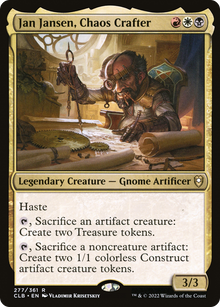 {R} Jan Jansen, Chaos Crafter [Commander Legends: Battle for Baldur's Gate][CLB 277]