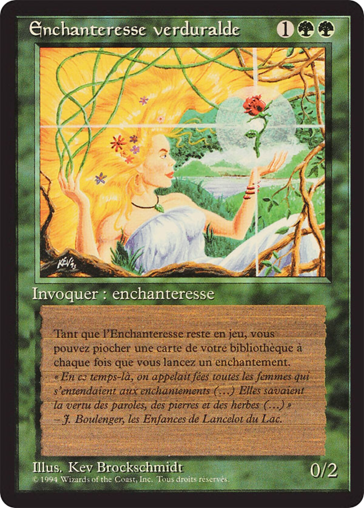 {F} Verduran Enchantress [Foreign Black Border][FBB 3ED 223]