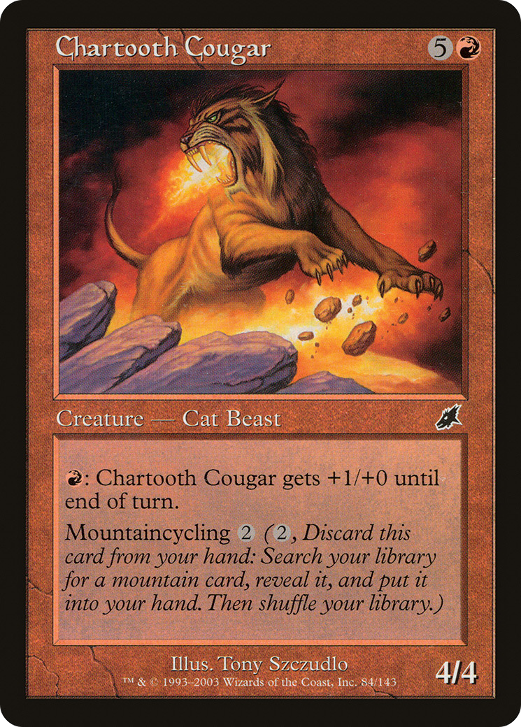 {C} Chartooth Cougar [Scourge][SCG 084]