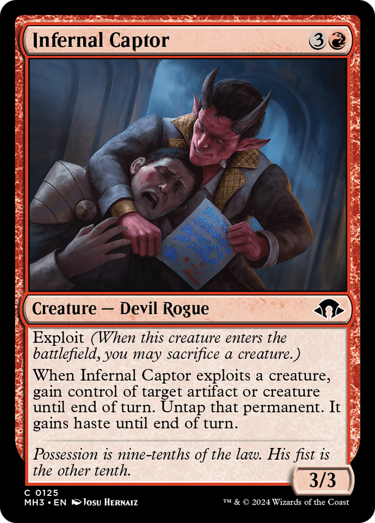 {C} Infernal Captor [Modern Horizons 3][MH3 125]