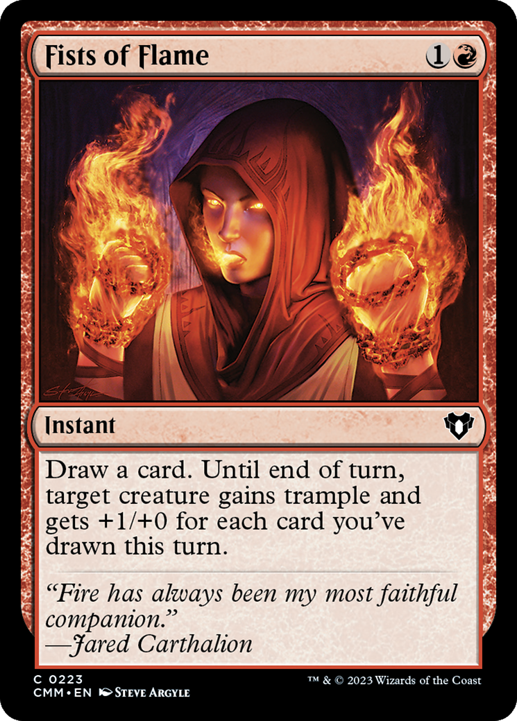 {C} Fists of Flame [Commander Masters][CMM 223]