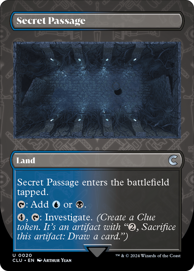{C} Secret Passage (Borderless) [Ravnica: Clue Edition][CLU 020]