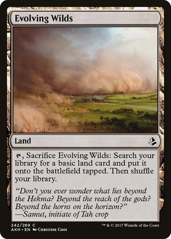 {C} Evolving Wilds [Amonkhet][AKH 242]