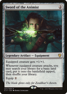 {R} Sword of the Animist [Commander 2017][C17 227] - Misty Mountain Games