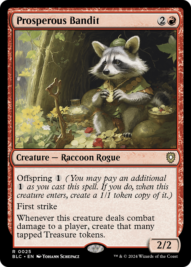 {R} Prosperous Bandit [Bloomburrow Commander][BLC 025]