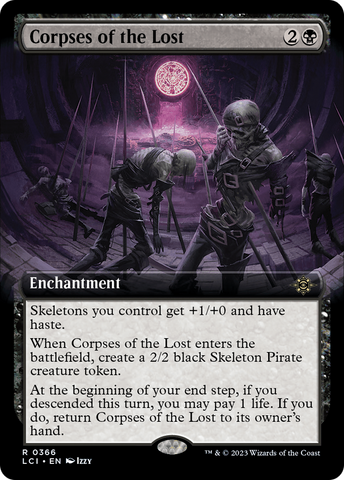 {@R} Corpses of the Lost (Extended Art) [The Lost Caverns of Ixalan][LCI 366]