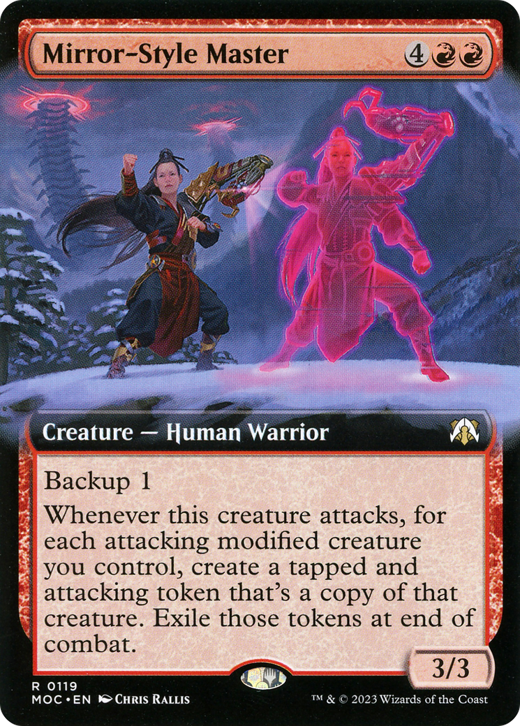 {R} Mirror-Style Master (Extended Art) [March of the Machine Commander][MOC 119]