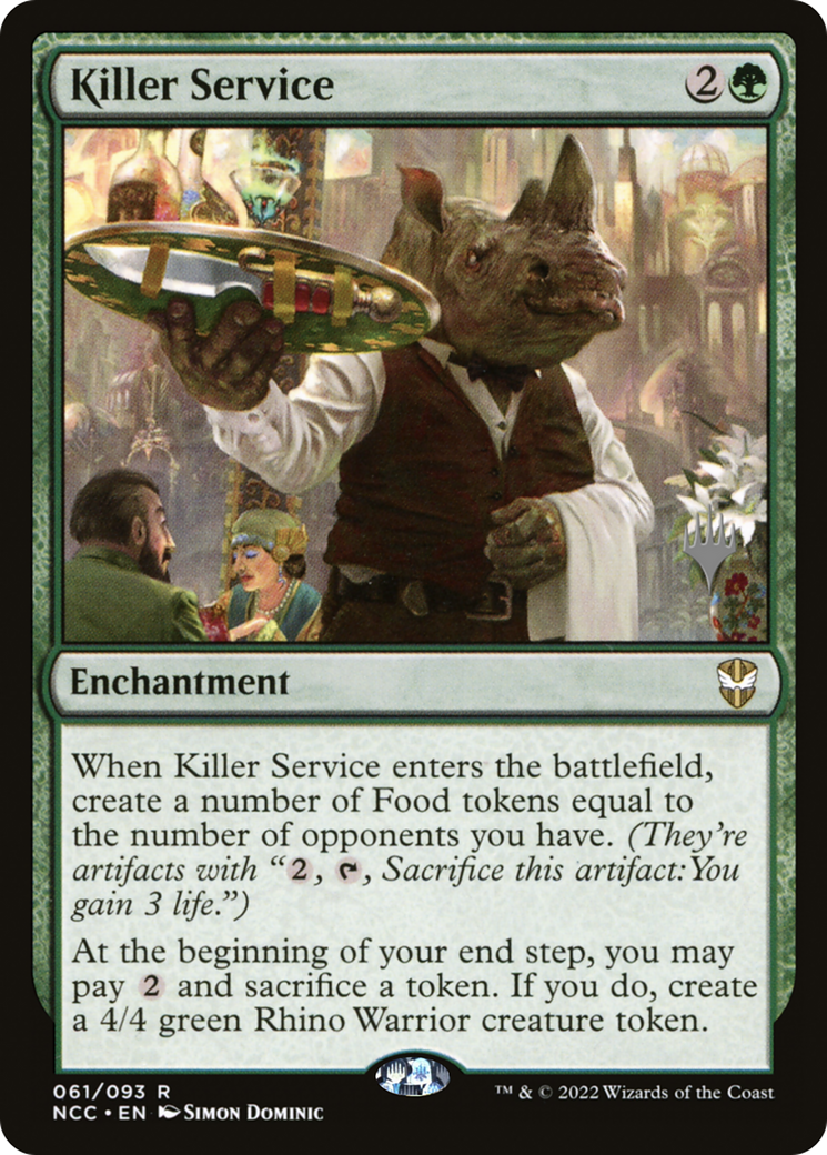 {R} Killer Service (Promo Pack) [Streets of New Capenna Commander Promos][PP NCC 061]