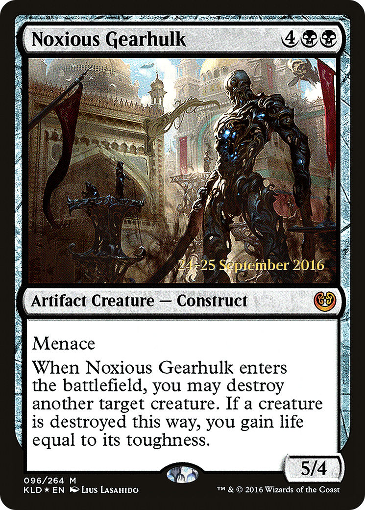 {R} Noxious Gearhulk [Kaladesh Prerelease Promos][PR KLD 096] - Misty Mountain Games