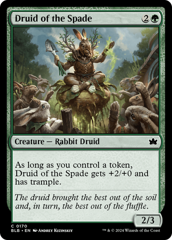 {@C} Druid of the Spade [Bloomburrow][BLB 170]