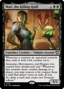 {R} Mari, the Killing Quill [Outlaws of Thunder Junction Commander][OTC 138]