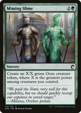 {C} Miming Slime [Ravnica Allegiance Guild Kit][GK2 113]