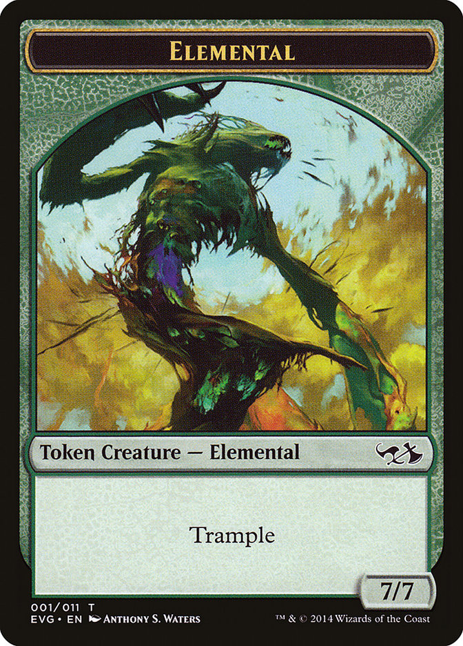 {T} Elemental Token (Elves vs. Goblins) [Duel Decks Anthology Tokens][TEVG 001]