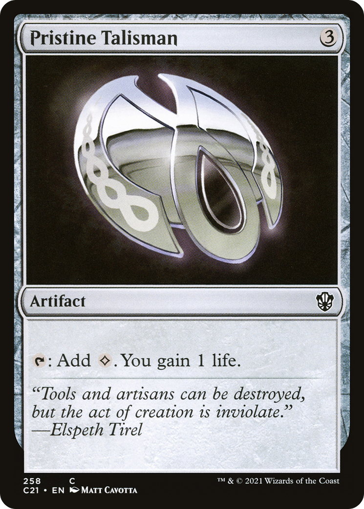 {C} Pristine Talisman [Commander 2021][C21 258]