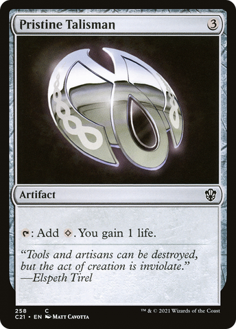 {C} Pristine Talisman [Commander 2021][C21 258]
