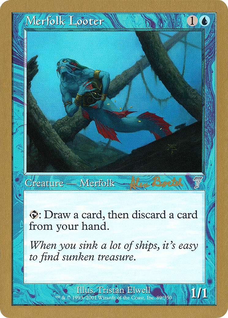 {C} Merfolk Looter (Alex Borteh) [World Championship Decks 2001][GB WC01 AB89]