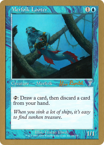 {C} Merfolk Looter (Alex Borteh) [World Championship Decks 2001][GB WC01 AB89]