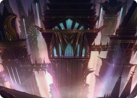 {A} Skybridge Towers Art Card [Streets of New Capenna Art Series][ASNC 037]