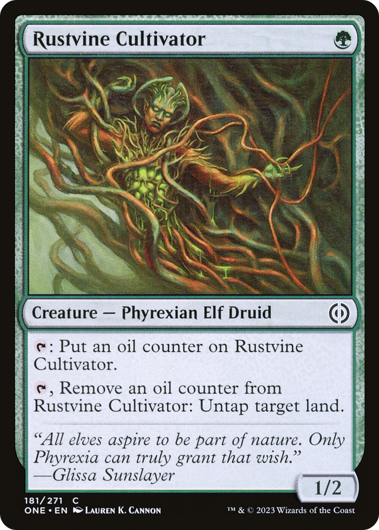 {C} Rustvine Cultivator [Phyrexia: All Will Be One][ONE 181]