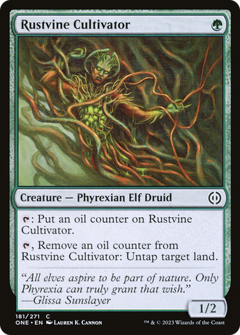 {C} Rustvine Cultivator [Phyrexia: All Will Be One][ONE 181]