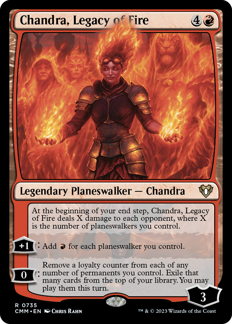 {R} Chandra, Legacy of Fire [Commander Masters][CMM 735]