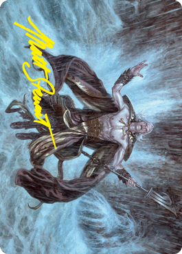 {A} Runo Stromkirk Art Card (Gold-Stamped Signature) [Innistrad: Crimson Vow Art Series][GS AVOW 066]