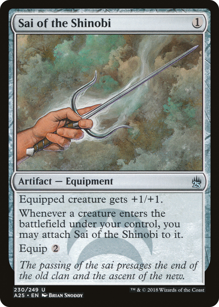 {C} Sai of the Shinobi [Masters 25][A25 230]