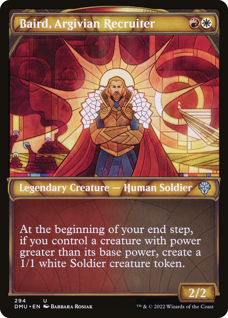 {C} Baird, Argivian Recruiter (Showcase) [Dominaria United][DMU 294]