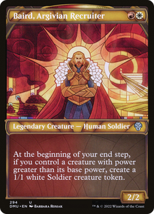 {C} Baird, Argivian Recruiter (Showcase) [Dominaria United][DMU 294]