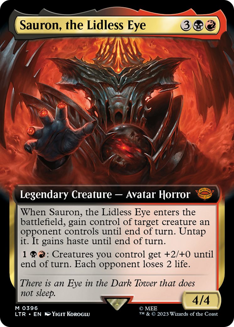 {R} Sauron, the Lidless Eye (Extended Art) [The Lord of the Rings: Tales of Middle-Earth][LTR 396]