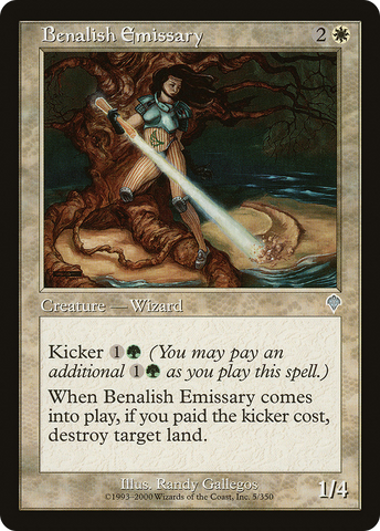{C} Benalish Emissary [Invasion][INV 005]