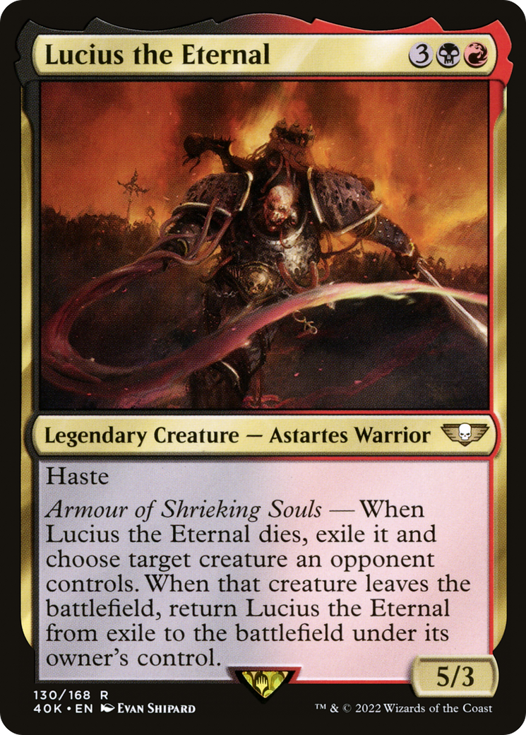 {R} Lucius the Eternal [Universes Beyond: Warhammer 40,000][40K 130]