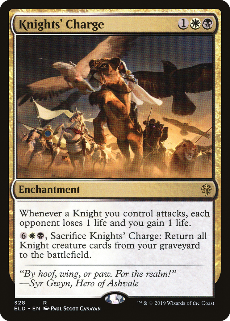 {R} Knights' Charge [Throne of Eldraine][ELD 328]