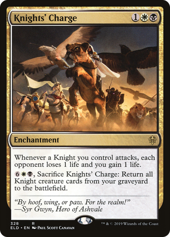 {R} Knights' Charge [Throne of Eldraine][ELD 328]