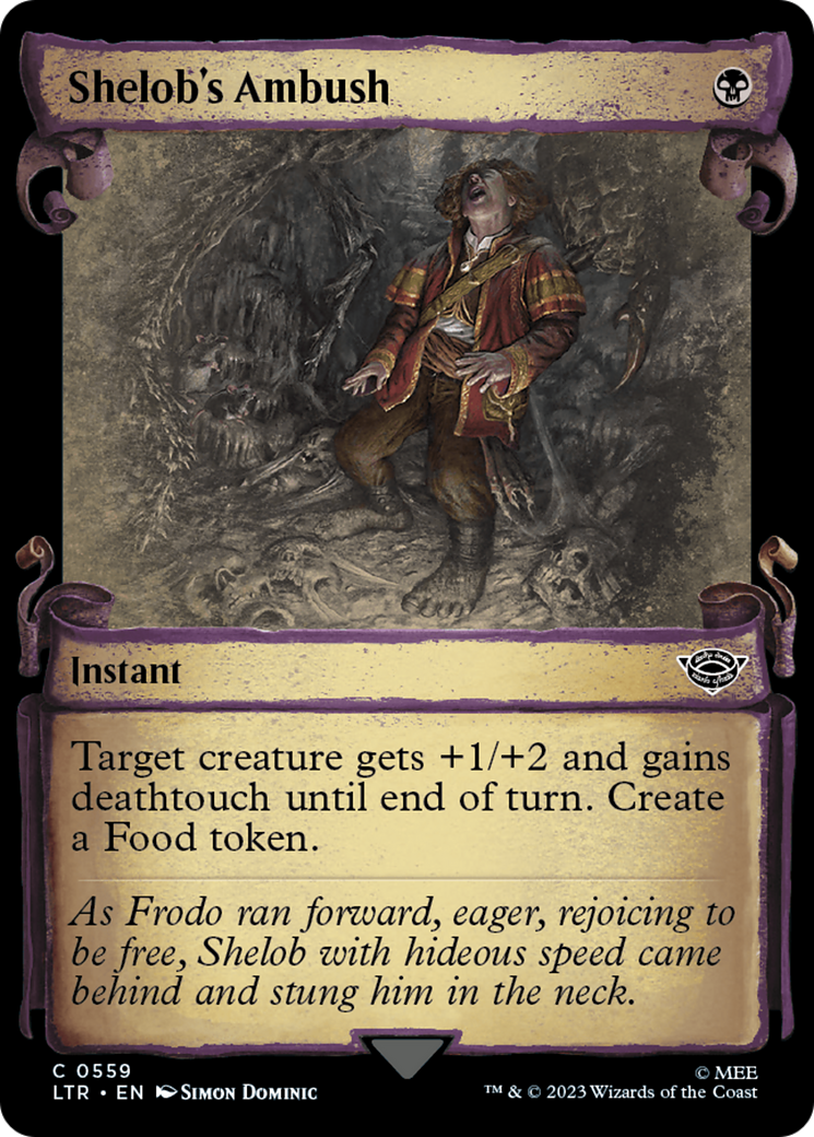 {C} Shelob's Ambush [The Lord of the Rings: Tales of Middle-Earth Showcase Scrolls][LTR 559]