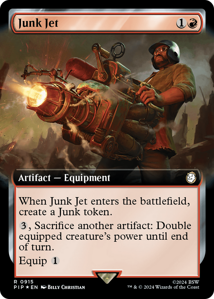 {R} Junk Jet (Extended Art) (Surge Foil) [Fallout][PIP 915]