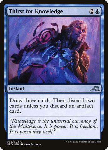 {C} Thirst for Knowledge [Kamigawa: Neon Dynasty][NEO 085]