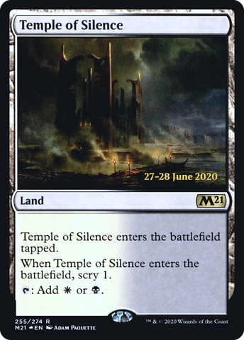 {R} Temple of Silence [Core Set 2021 Prerelease Promos][PR M21 255]